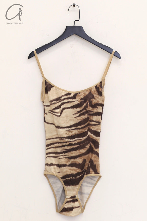 BASERANGE Emily Bodysuit BAS-ONEM-BLP-SP24-HUWEN Tiger print ONEM-BLP-SP24